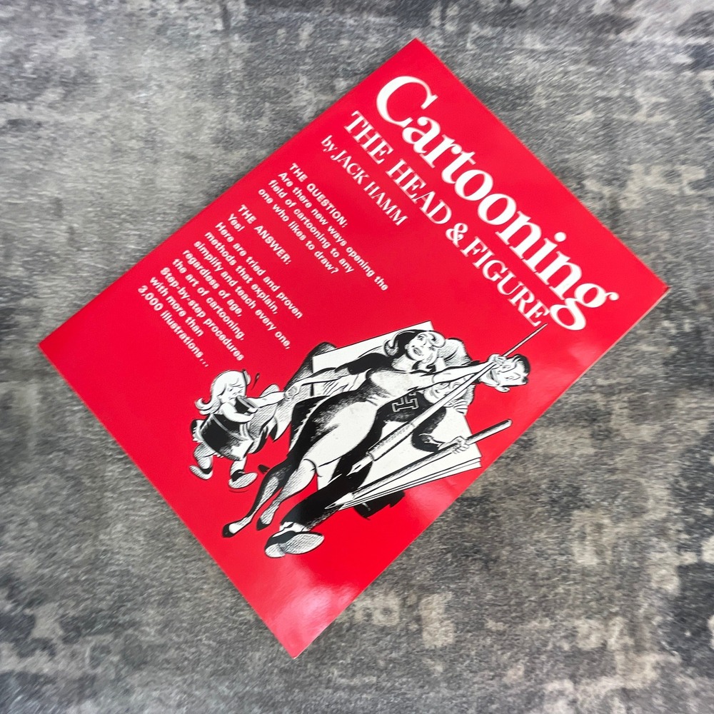 Cartooning The Head & Figure Jack Hamm Drawing Art Instructional Book Perigee